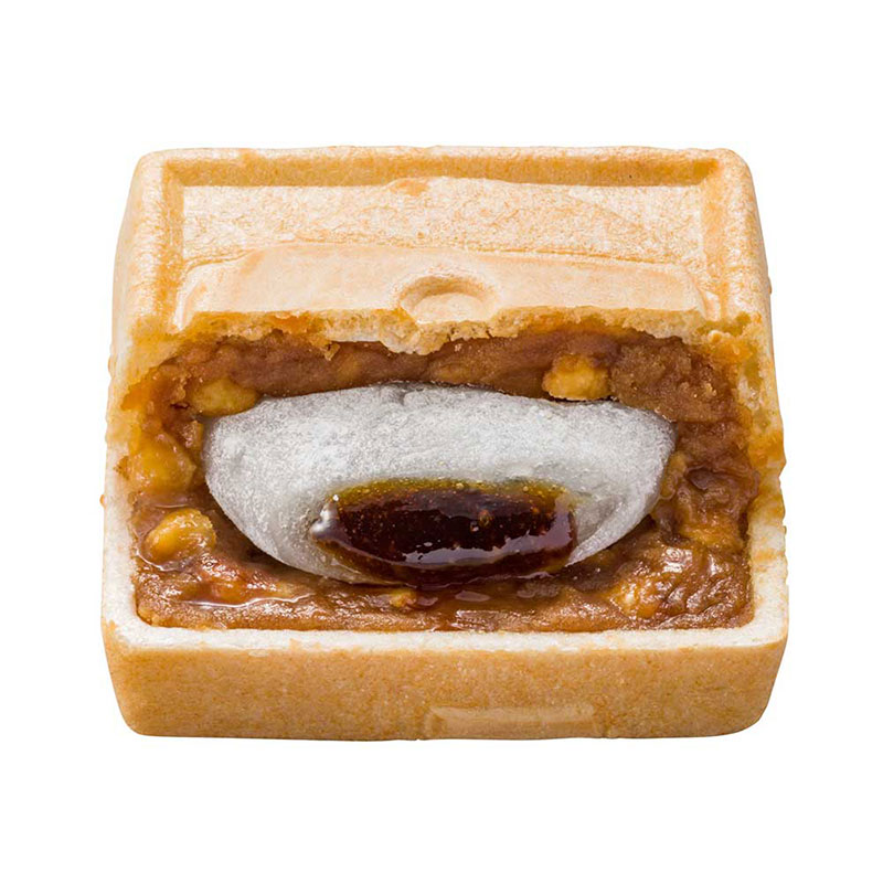 富士山暦もなか(4月限定：黒蜜きな粉) 8個入