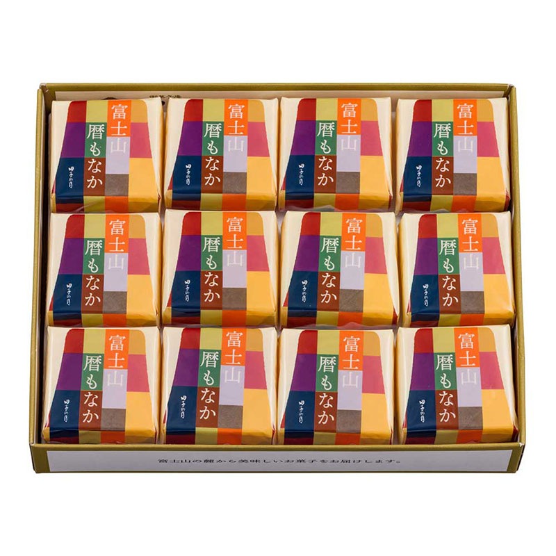 富士山暦もなか(11月限定：おいも) 12個入【送料込み】