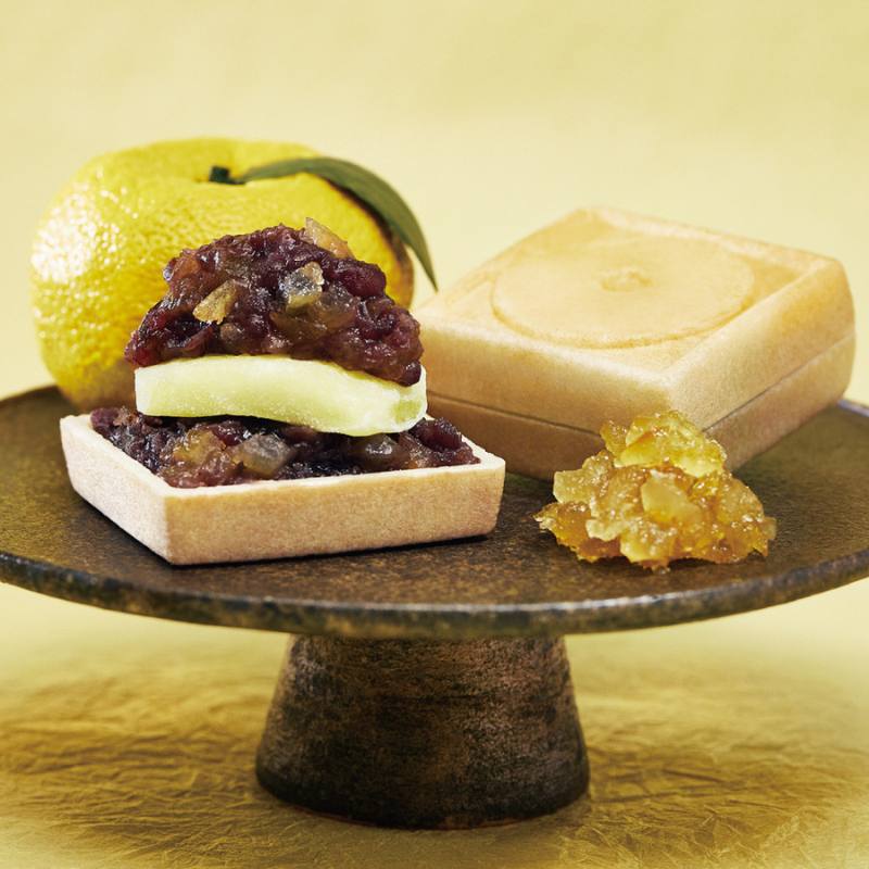 富士山こよみもなか＆田子の月もなか(12月限定：柚子) 20個入