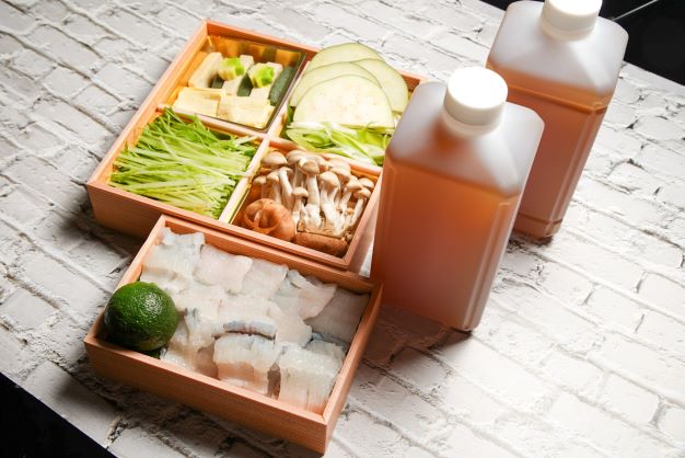 鱧しゃぶセット(2人前・鱧寿司付き)