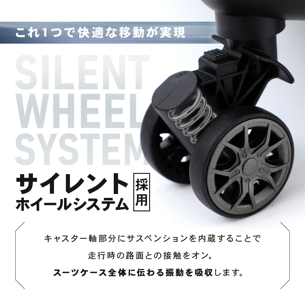 ブライテック GR/TR シリーズカラー 交換用 感動静音キャスター サスペンションキャスター 1個 極静音 スーツケース キャリーケース キャリーバッグ用 BRIGHTECH