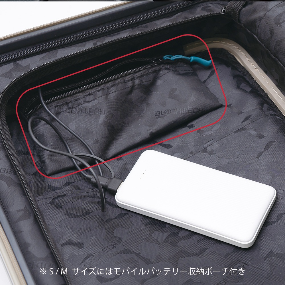 最新モデル BRIGHTECH ブライテック S-ＬLサイズ スーツケース キャリーケース フロントオープン 感動静音キャスター TSAロック ビジネス 出張 旅行 １年保証 軽量