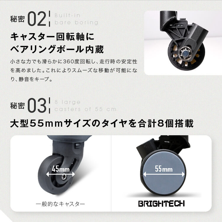 20 ％ OFF 】BRIGHTECH BRO-18 シリーズ | 1～3泊用（機内持込サイズ