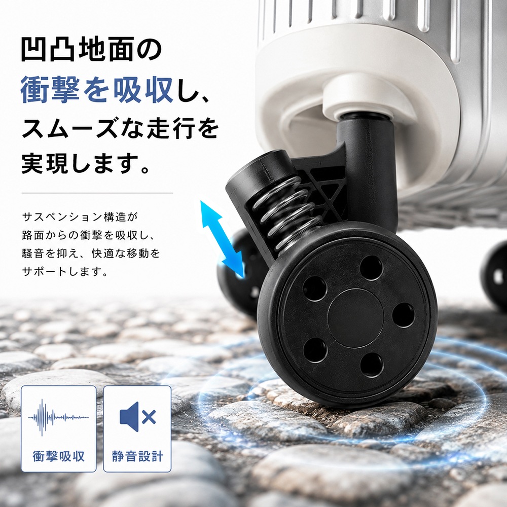 ストッパー付き! リモワ 社専用 RIMOWA 互換性 サイレント