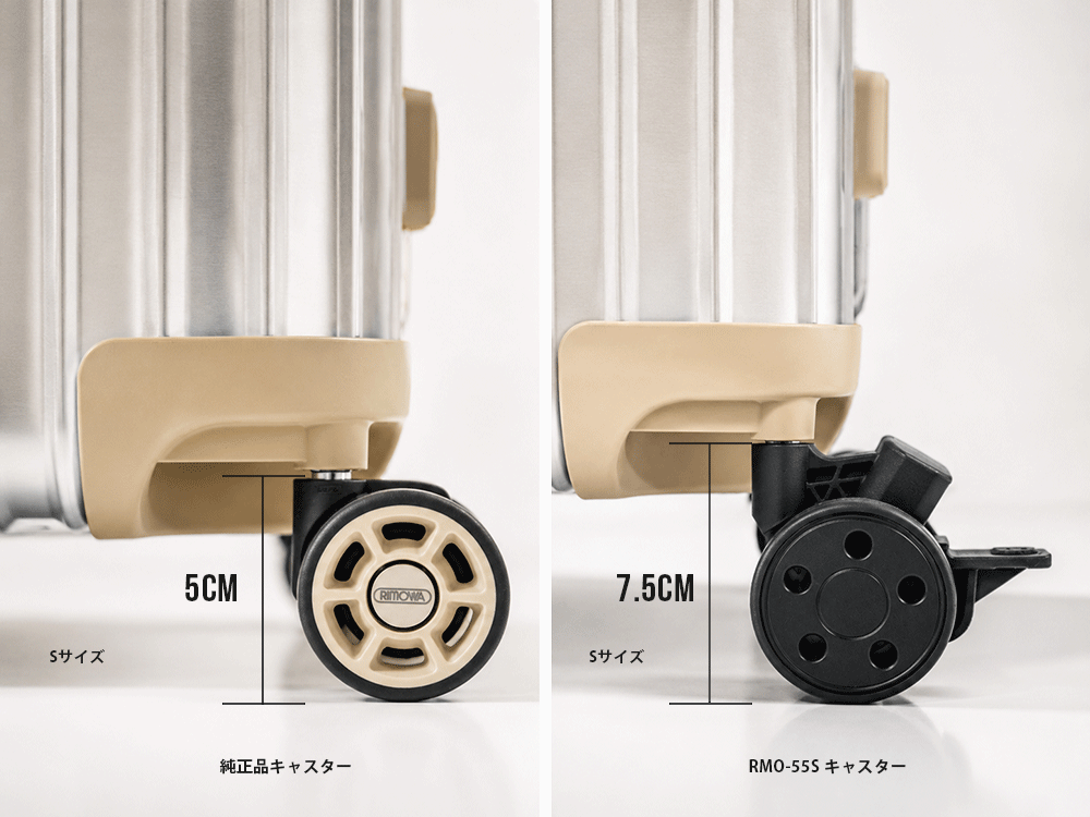 RMOシリーズ ストッパー付き 互換性キャスター 