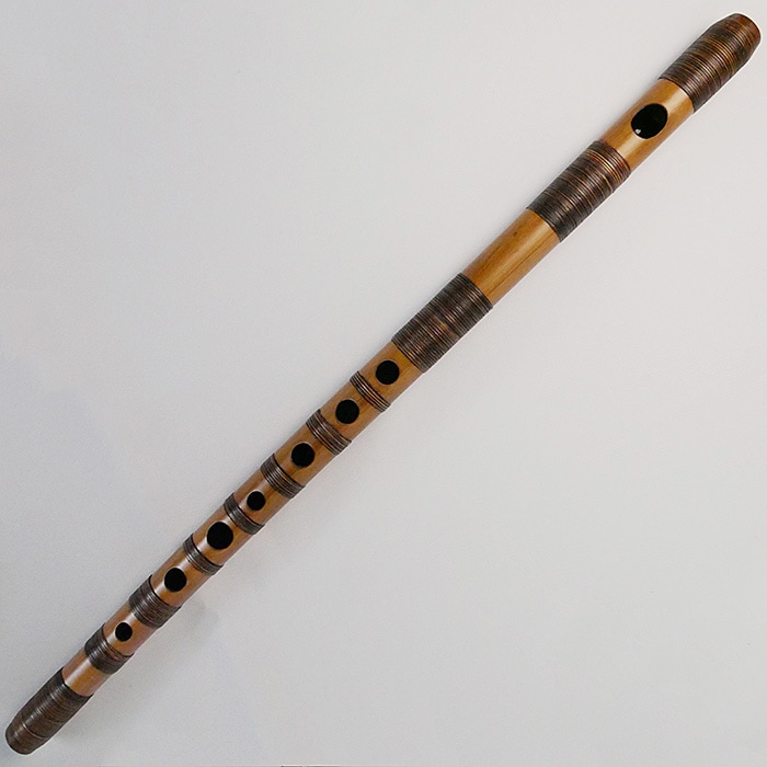 篠笛立平 唄物 7穴 2本調子 3本調子 拭漆 総籐巻0