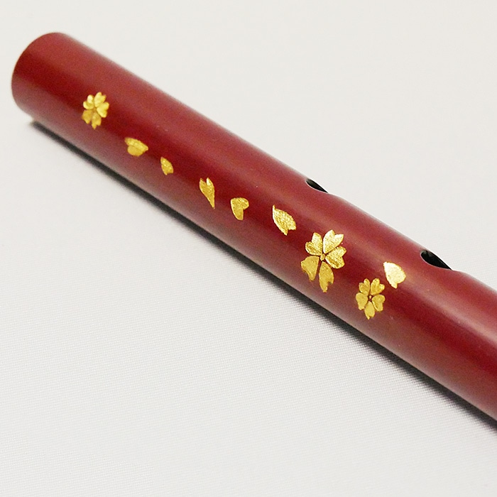 木製篠笛 茶色 三本調子 7穴 篠笛・立平 古典調（お囃子用）三本調子七穴