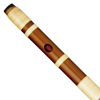 東雲麗 篠笛 ドレミ調 7穴 6本調子 燻煙 彫込 籐総巻0