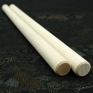 締太鼓バチ カエデテーパーバチ 1.8-2.5×41cm 経験者向 2本1組 | バチ