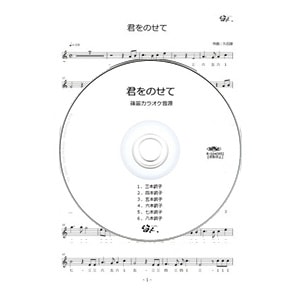 篠笛楽譜 君をのせて 井上 あずみ 天空の城 ラピュタ カラオケ ＣＤ＋楽譜