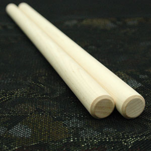 締太鼓バチ メープルテーパーバチ 1.8-2.4×40cm 経験者向 2本1組0