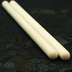締太鼓バチ メープルテーパーバチ 1.8-2.4×40cm 経験者向 2本1組1