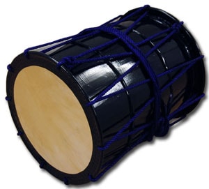 1尺5寸の桶太鼓 浅野太鼓 軽量かつぎ桶1尺5寸