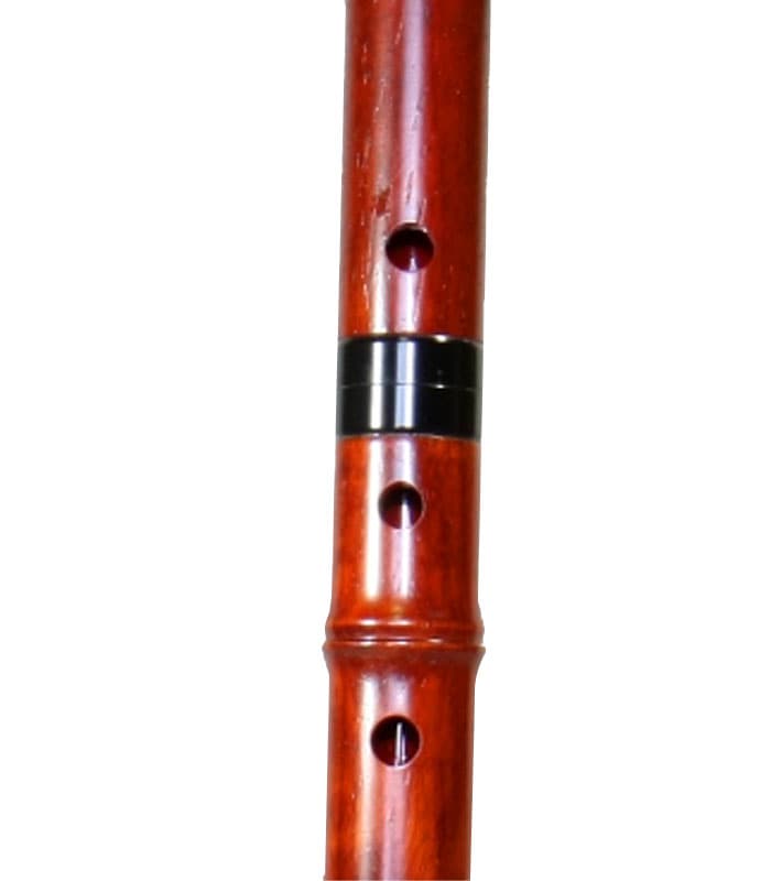 蝴蝶宝 尺八 紅紫檀 直管 節あり 継ぎ手あり 1尺4寸 （0109） | 邦楽器