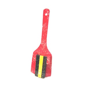 スペシャル鳴子 3枚バチ・3枚バチ 赤（黒・黄・黒） 5個セット