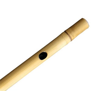 篠笛立平 唄物 7穴 1本調子 拭漆姿管（ふきうるしすがたかん）