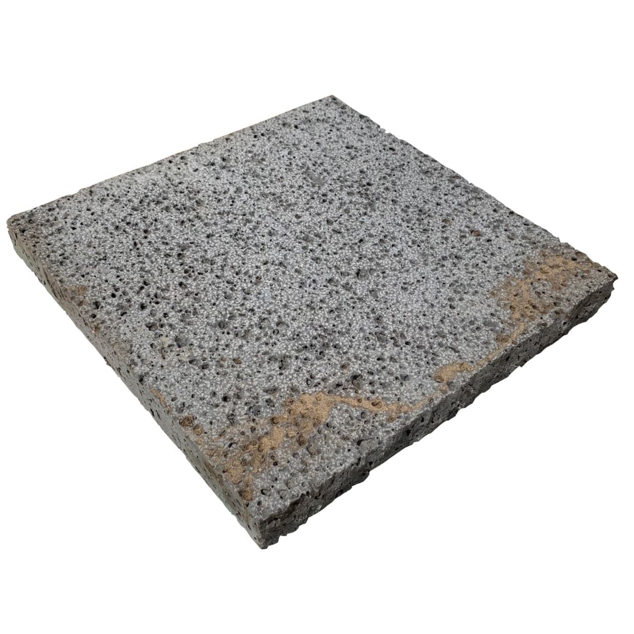 敷石 溶岩ビシャン3辺割肌 400×400×40mm