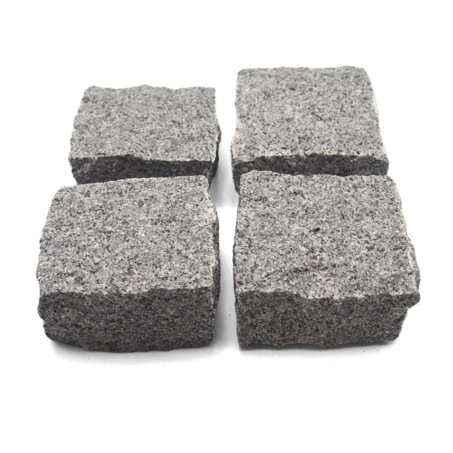 ピンコロ グレー御影 半丁 90×90×45mm 中国