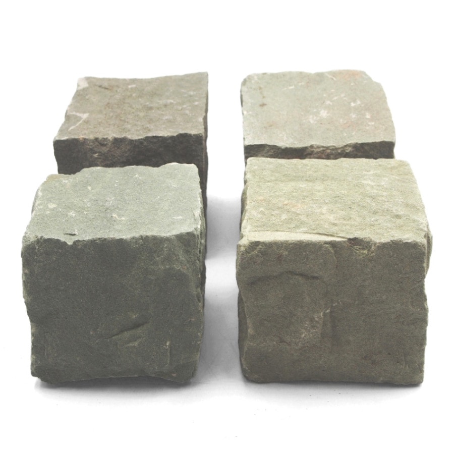 ピンコロ グリーン砂岩 1丁 90×90×90mm 中国