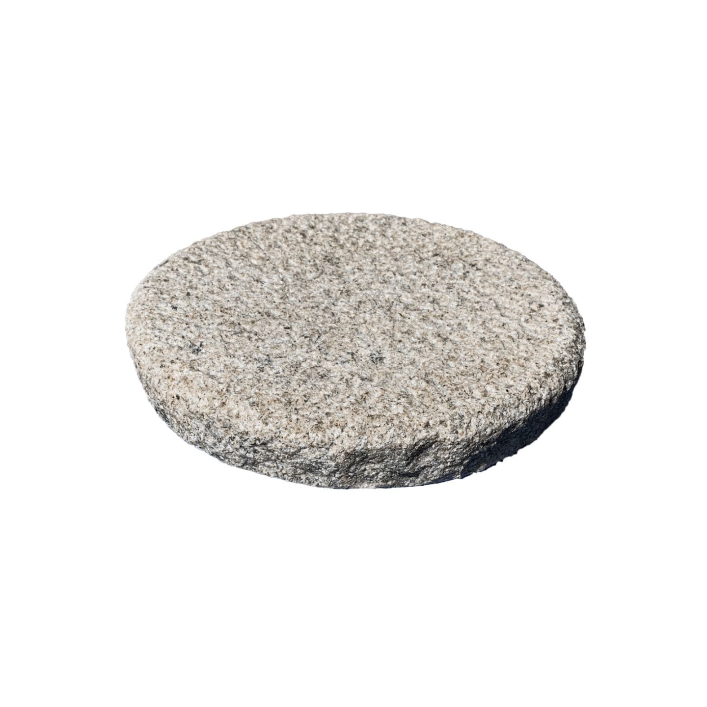 飛石 円形 白御影 ノミキリ φ300×60mm 中国