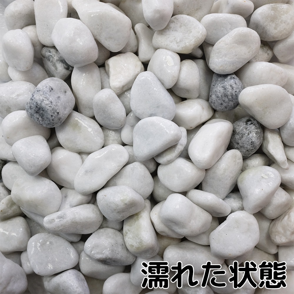 白玉砂利 8分 20kg