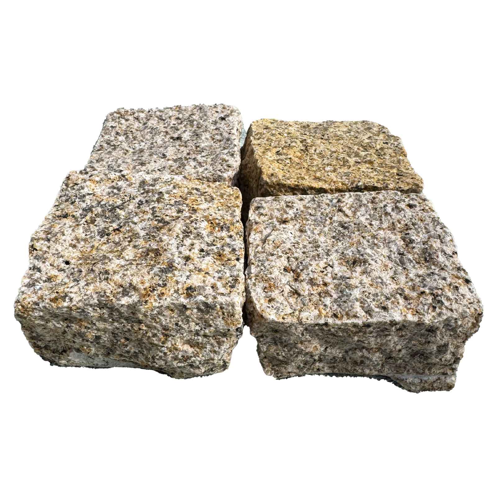 ピンコロ G682 錆御影 半丁 90×90×45mm 中国