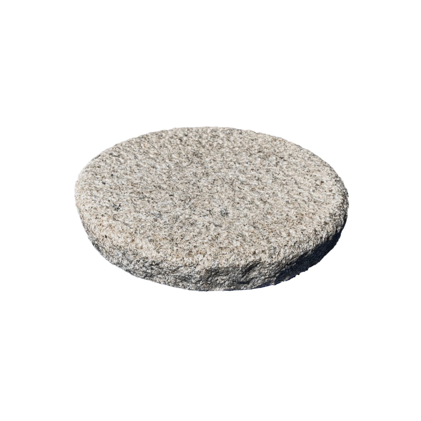 飛石 円形 白御影 ノミキリ φ300×60mm 中国