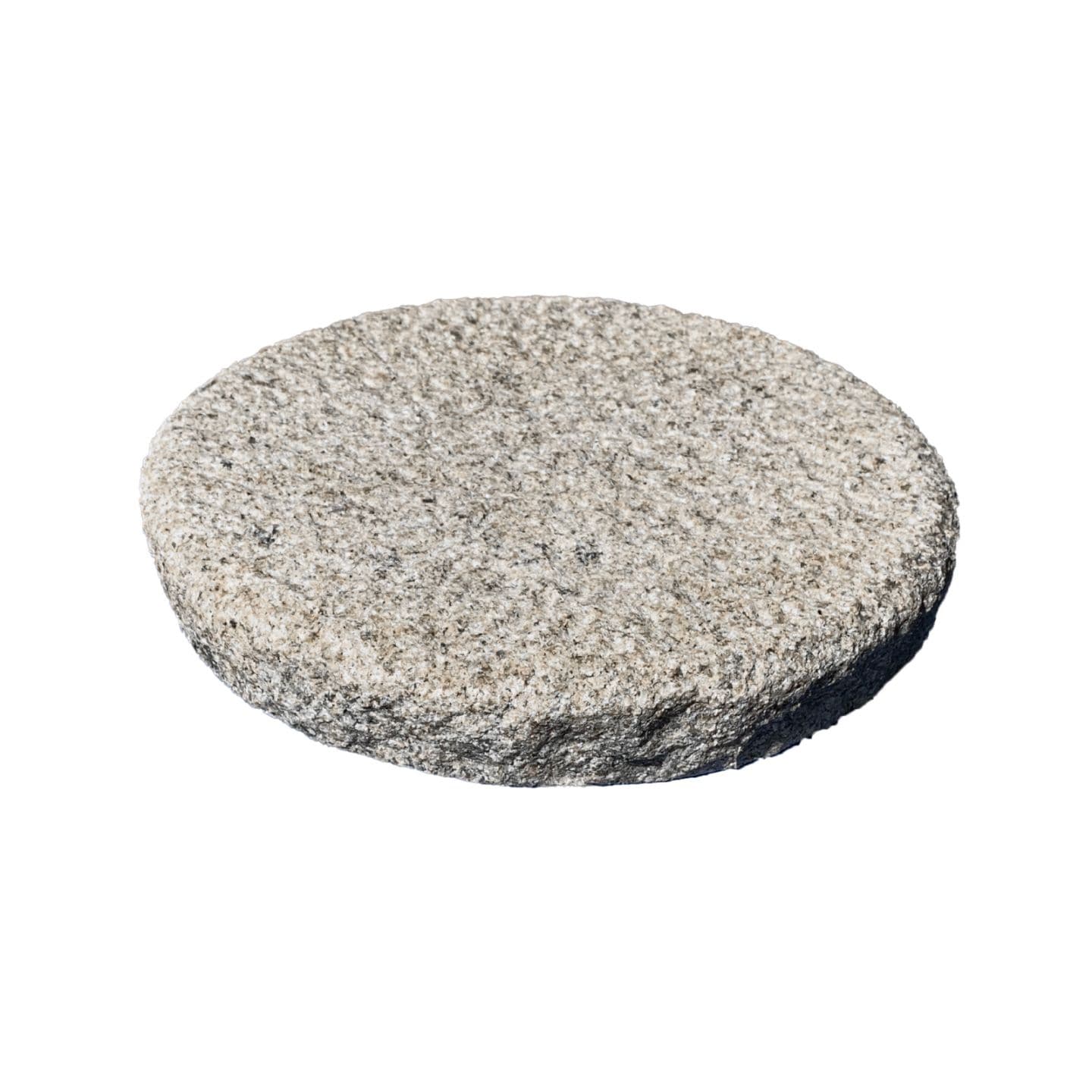 飛石 円形 白御影 ノミキリ φ350×50mm 中国