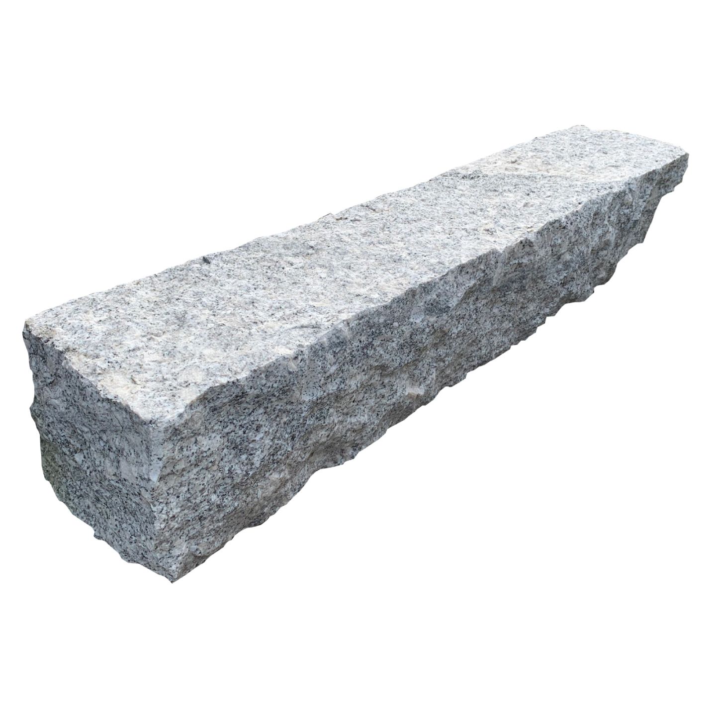 蹴上がり石 白御影 2面ノミキリ 他割肌 180×150×900mm 中国