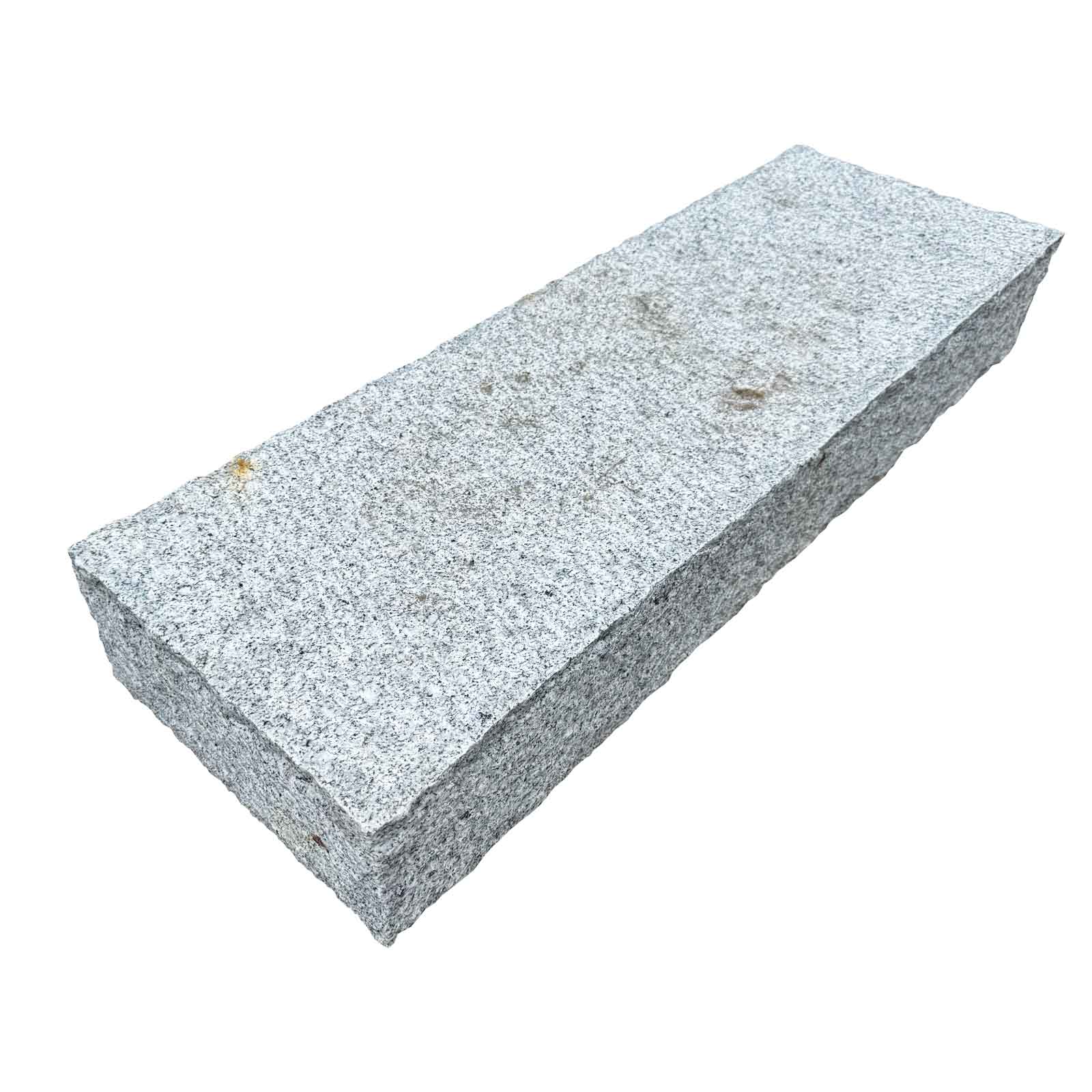 階段石 白御影 6面ノミキリ 150×330×1000mm 中国