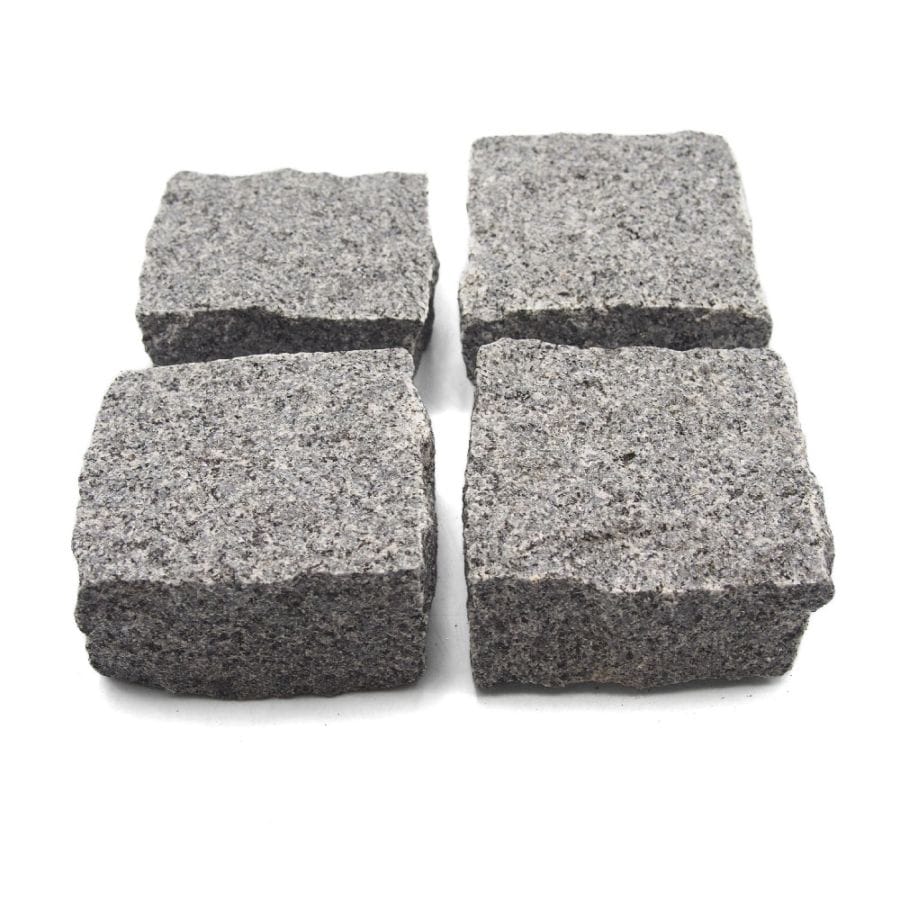 ピンコロ グレー御影 1丁 90×90×90mm 中国