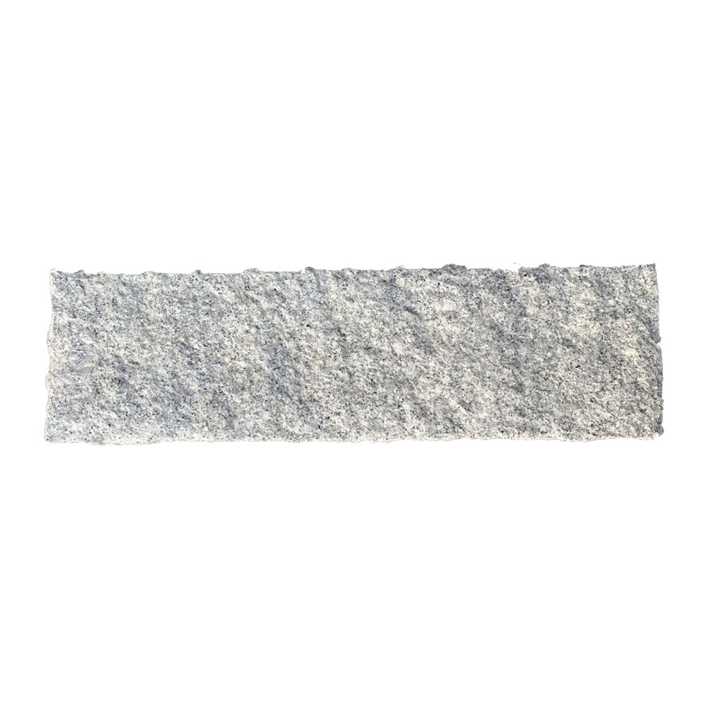 蹴上がり石 白御影 2面ノミキリ 他割肌 180×150×600mm 中国