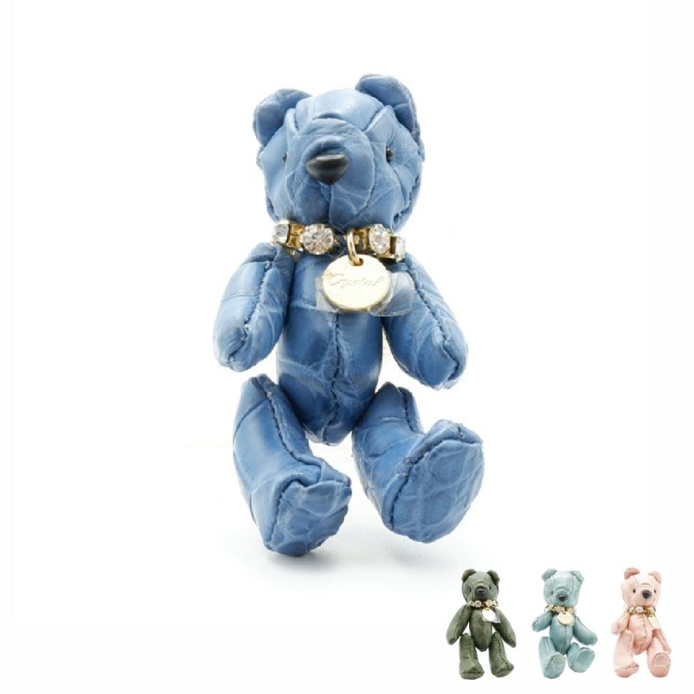 クロコダイルベアチャーム  ブルー