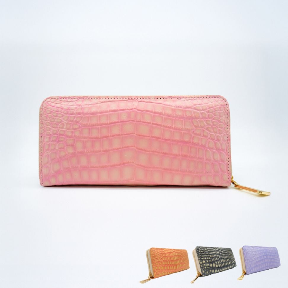 クロコダイル IKURAラウンド長財布