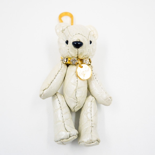 クロコダイルベアチャーム　ホワイト