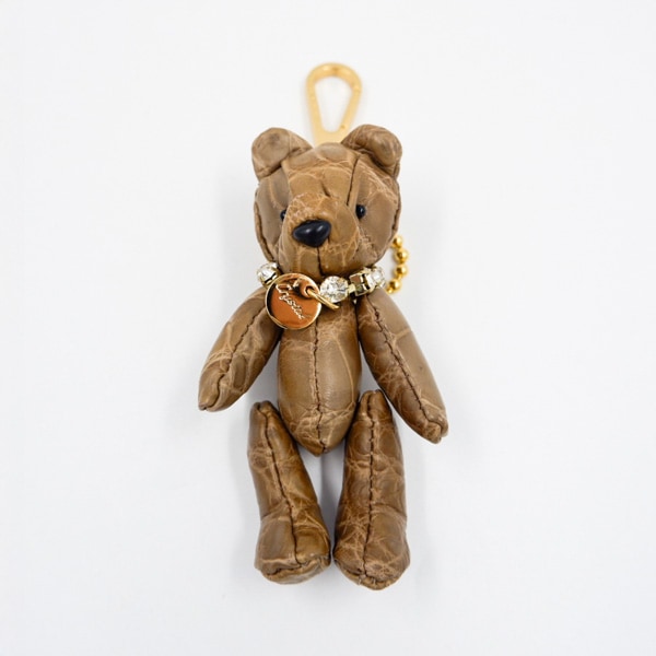 クロコダイルベアチャーム　グレージュ