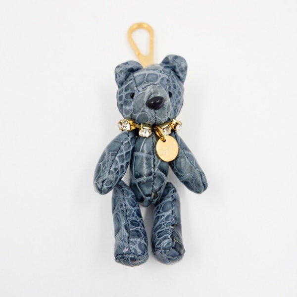クロコダイルベアチャーム　ブルージーン
