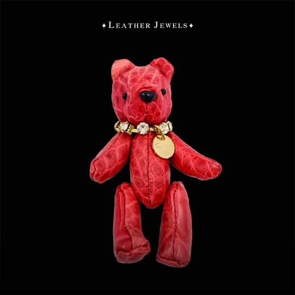 クロコダイルベアチャーム　レッド