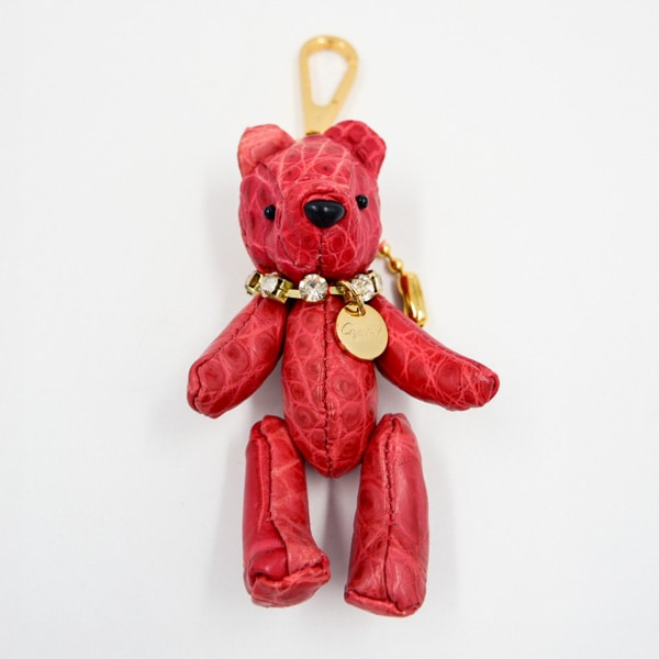 クロコダイルベアチャーム　レッド
