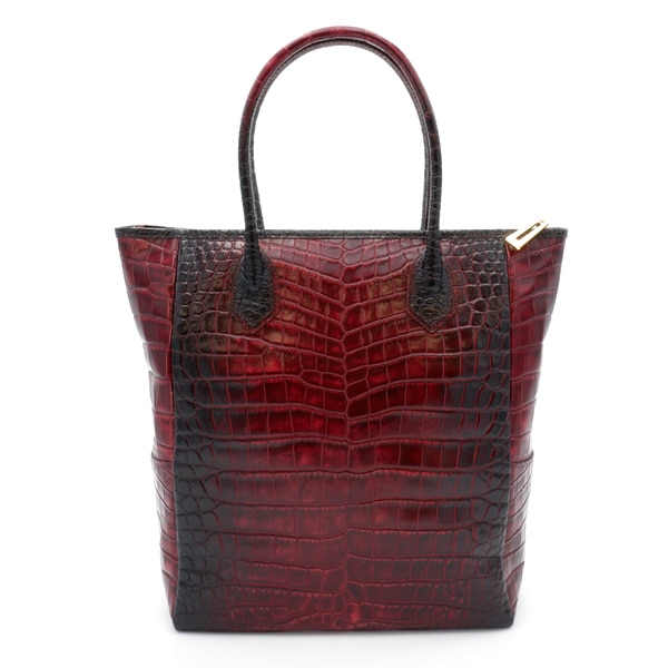 ✨未使用品✨希少カラー レザージュエルズ 牛革 本革 クロコ型押し トート