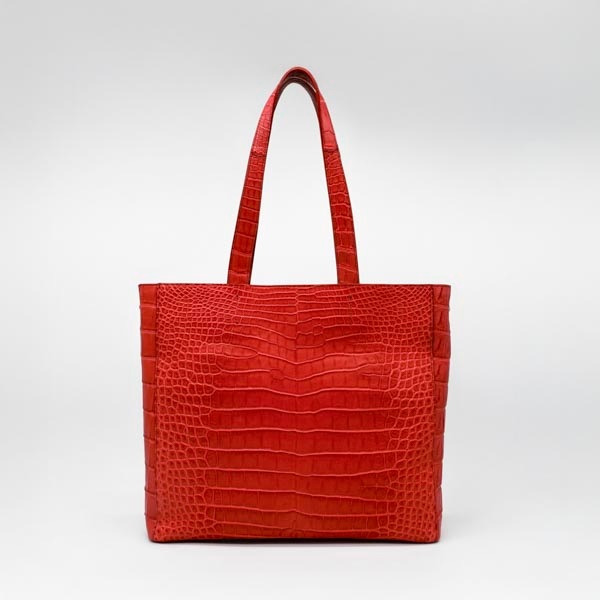 クロコダイルスクエアトートバッグ