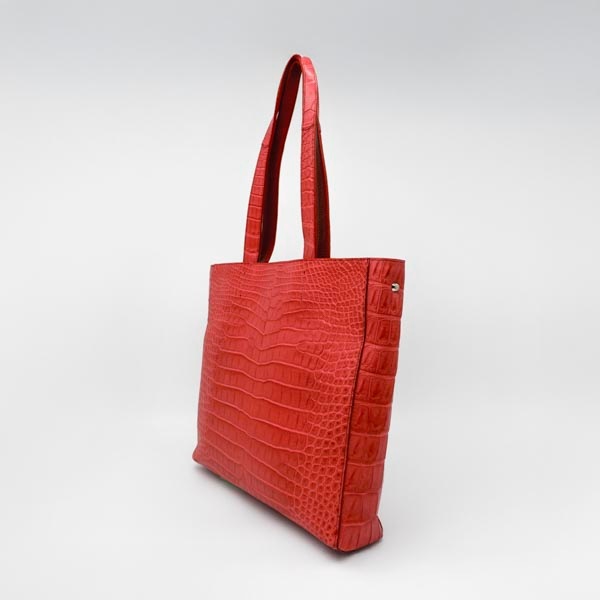クロコダイルスクエアトートバッグ
