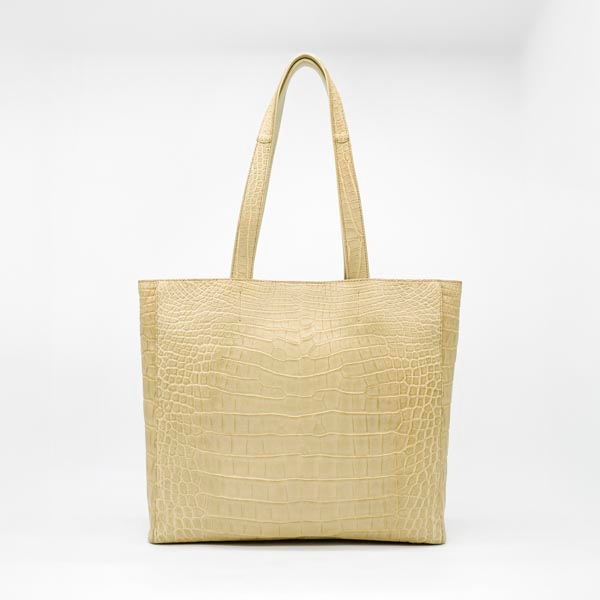 クロコダイルスクエアトートバッグ