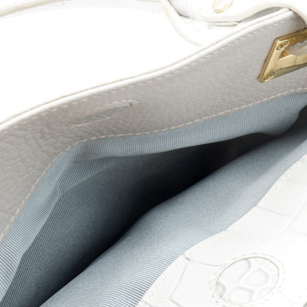 【outlet品】型押し牛革 二本手フォーマルバッグ ヒマラヤ