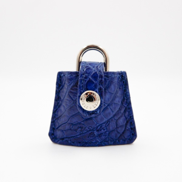 藍染クロコダイル ブリーフケース