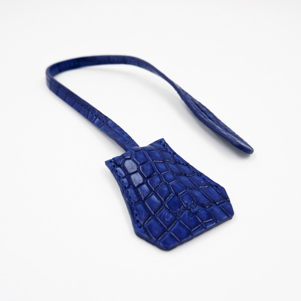 藍染クロコダイル ブリーフケース