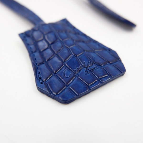 藍染クロコダイル ブリーフケース