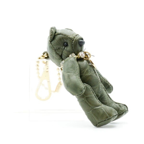 クロコダイルベアチャーム ブルー | すべての商品 | LEATHER JEWELS