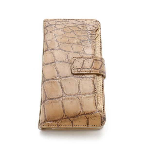 ☆レザージュエルズ☆マットクロコダイル☆スマホケースZAOタマミワタナベADMJ レザージュエルズ☆本物クロコダイル☆スマホケース☆ADMJタマミ