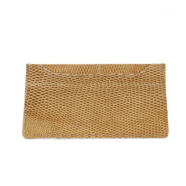 【outlet品】クロコダイル スマホケース メジミンク